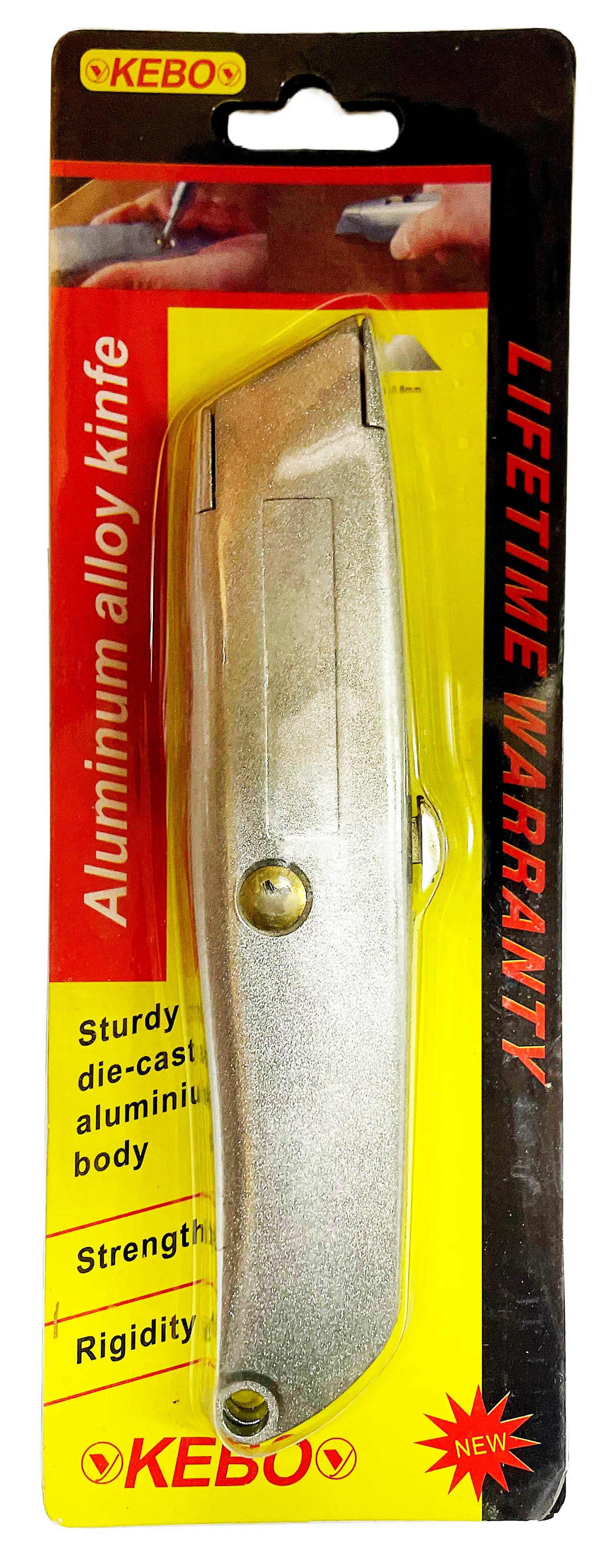 Cutter & Blades Utility Knife Cutter Premium Hardware for Door Cabinet Window Furniture and Interior Use